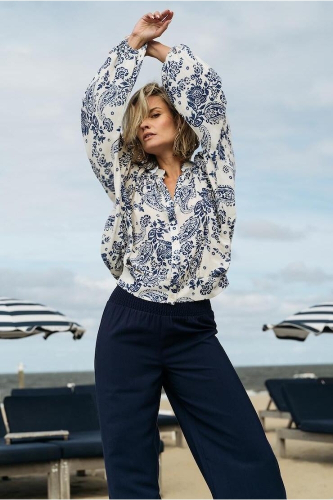 NANNES BLOUSE SU25 20 006 JEANS FLOWER
